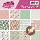 yvonne's foil design  cdcpp 10001 - floral pink